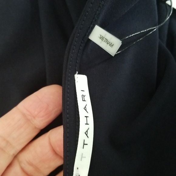 NWT TAHARI TRISH FAUX WRAP TIE DRESS - Picture 8 of 10